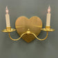 Heart Sconce - Two Arm